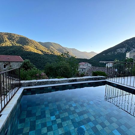 Casa Arena Authentique Maison De Village Avec Piscine Au Coeur De L'Alta Rocca - Zoza Esterno foto