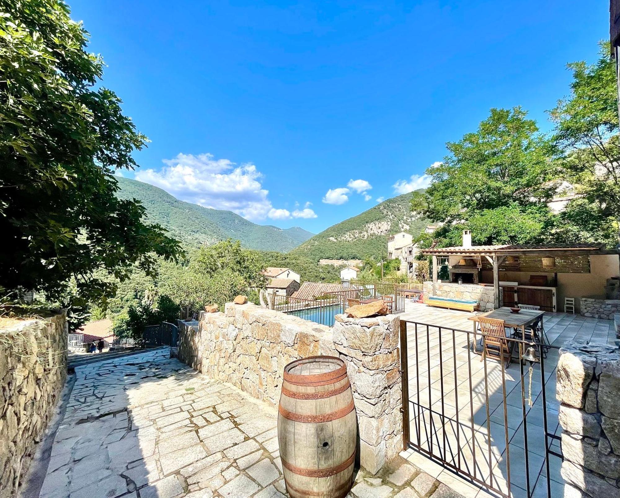 Casa Arena Authentique Maison De Village Avec Piscine Au Coeur De L'Alta Rocca - Zoza Esterno foto