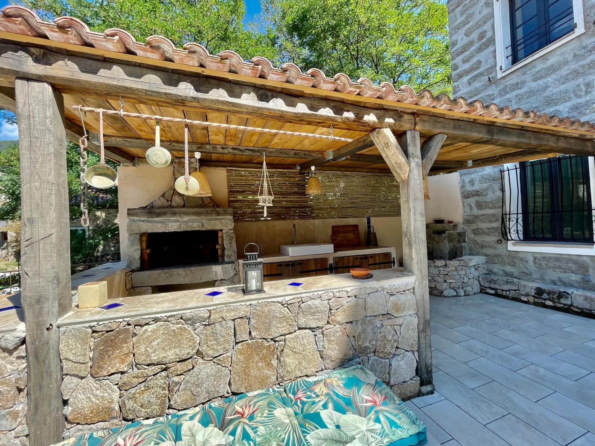 Casa Arena Authentique Maison De Village Avec Piscine Au Coeur De L'Alta Rocca - Zoza Esterno foto