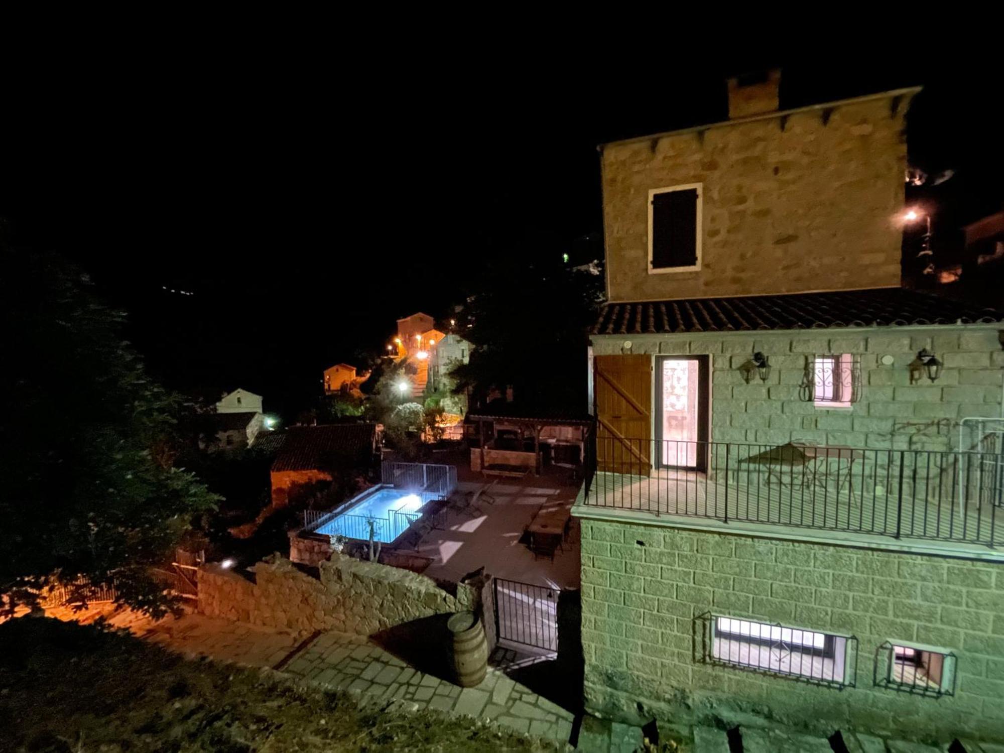 Casa Arena Authentique Maison De Village Avec Piscine Au Coeur De L'Alta Rocca - Zoza Esterno foto