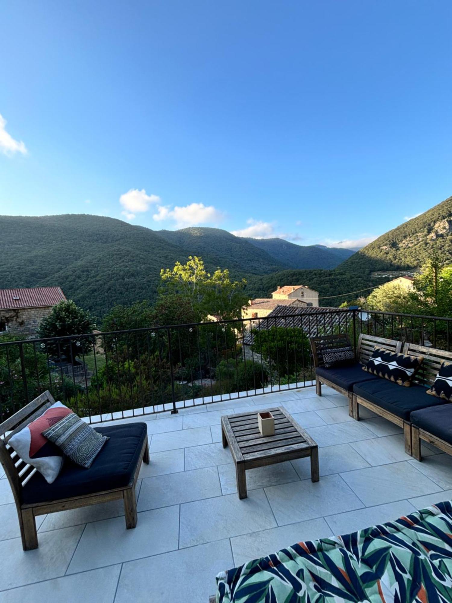Casa Arena Authentique Maison De Village Avec Piscine Au Coeur De L'Alta Rocca - Zoza Esterno foto