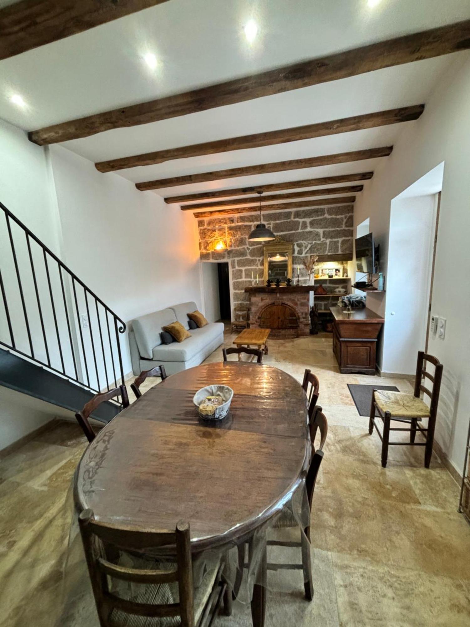 Casa Arena Authentique Maison De Village Avec Piscine Au Coeur De L'Alta Rocca - Zoza Esterno foto