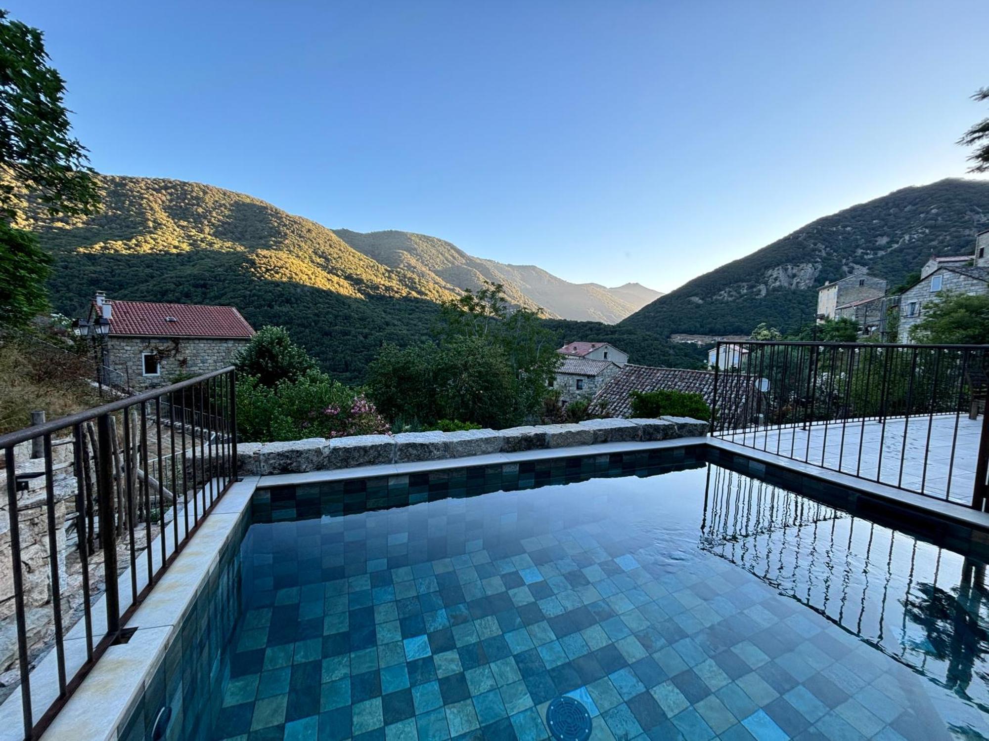 Casa Arena Authentique Maison De Village Avec Piscine Au Coeur De L'Alta Rocca - Zoza Esterno foto