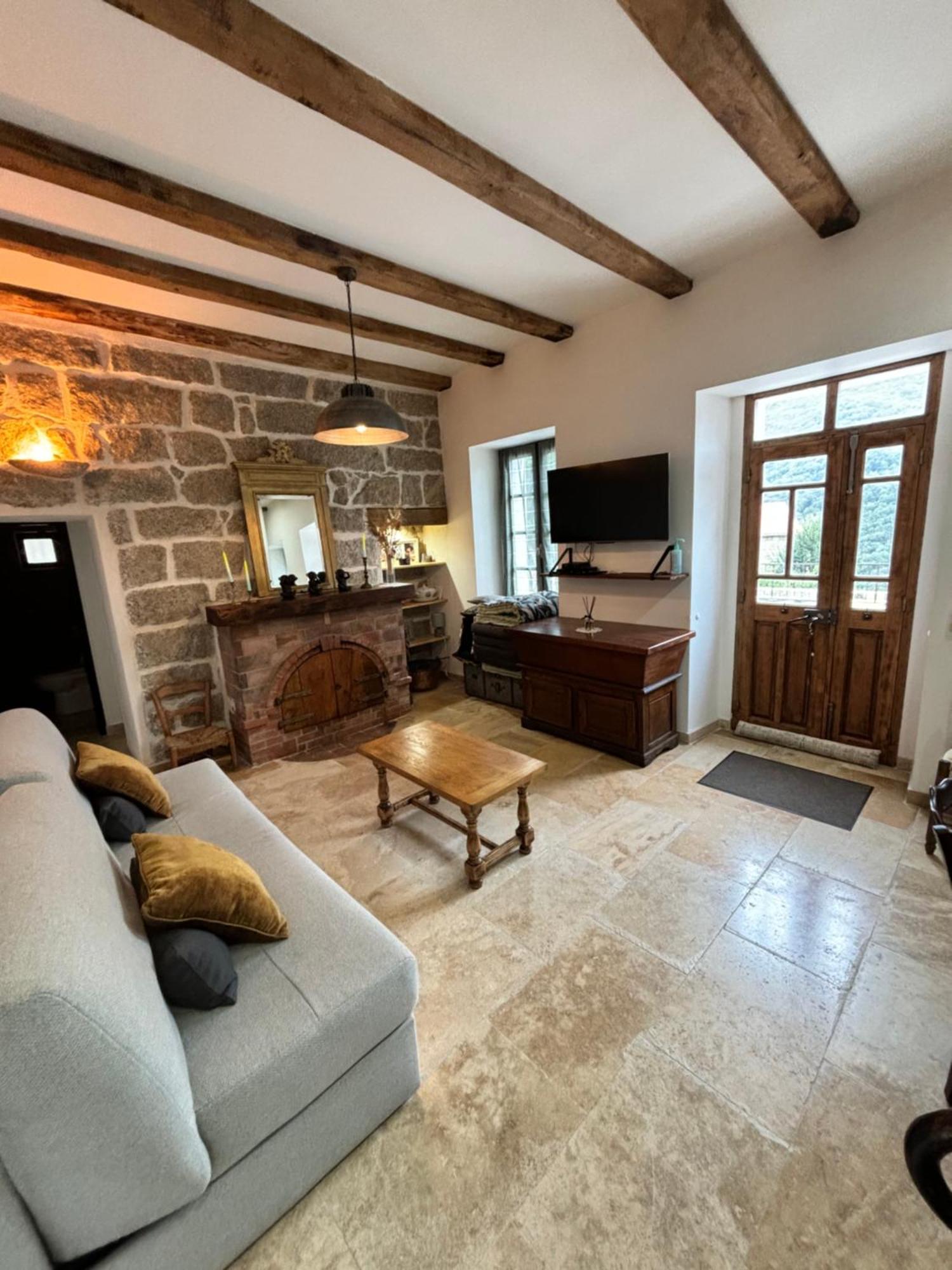 Casa Arena Authentique Maison De Village Avec Piscine Au Coeur De L'Alta Rocca - Zoza Esterno foto